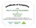 BUSCH GARDENS WILLIAMSBURG &amp; SESAME PLACE SPECIALIST